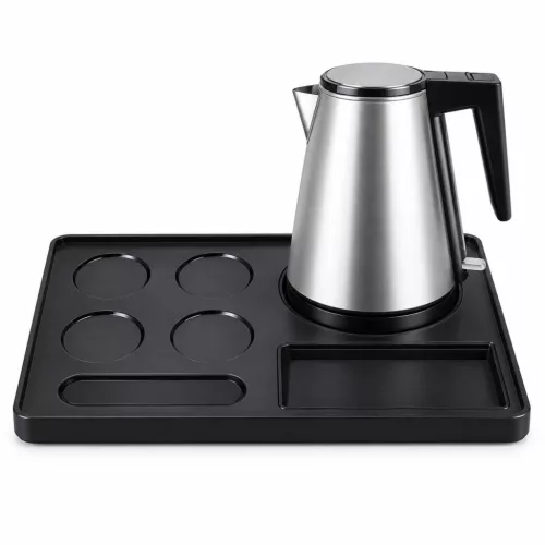 HOBBB Hadsund tray + Holstebro H1206 Silver kettle, 1.2 l – set