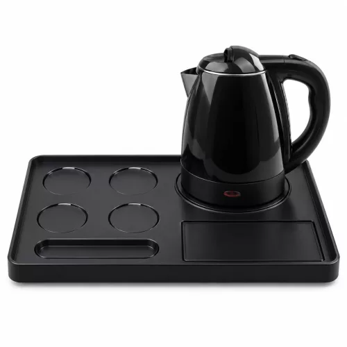 HOBBB Hadsund tray + Viborg H2002 Black kettle, 1.2 l – set
