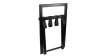 ZÉTA Hotel suitcase rack with backrest