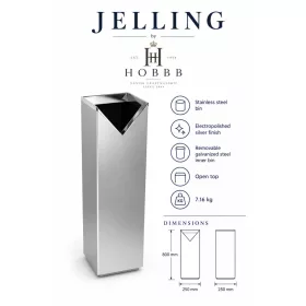 HOBBB Jelling free-standing communal area waste bin