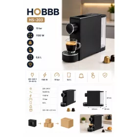 Nespresso compatible coffee machine