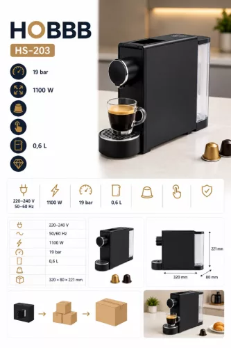 Nespresso compatible coffee machine