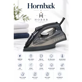 HOBBB Hornbæk steam iron, 0.4 l
