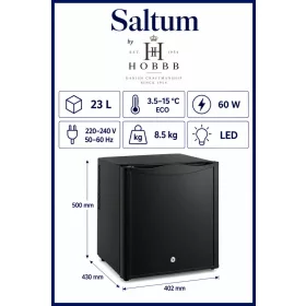 HOBBB Saltum minibar fridge, 23 l