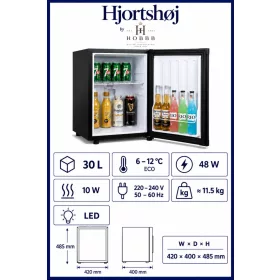 HOBBB Hjortshøj minibar fridge, 30 l