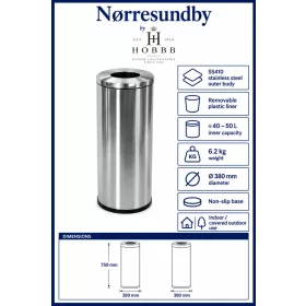 HOBBB Nørresundby communal area waste bin