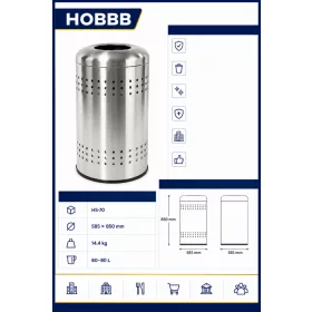 HOBBB Them communal area waste bin