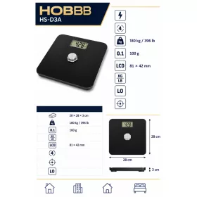HOBBB Bakke digital bathroom scales