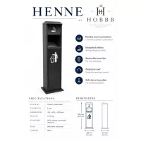 Lobby bins and accessories