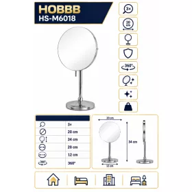 HOBBB Bugt table-top cosmetic mirror
