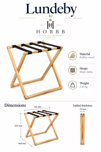 HOBBB Lundeby luggage rack