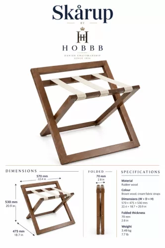 HOBBB Skårup luggage rack
