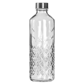 Liberty glass bottle with cap, 1000 ml