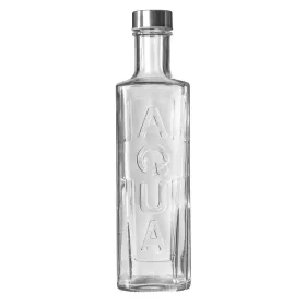 AQUA glass bottle with cap, 1000 ml