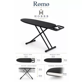 HOBBB Rømø ironing board, black