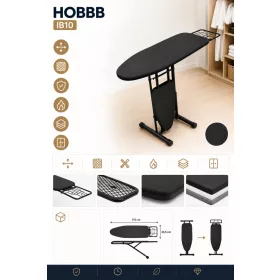 HOBBB Endelave ironing board, black