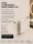 Premium wall-mounted towel rail – brass, chrome-plated, 60 cm