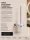Premium toilet brush with holder and glass insert – brass, chrome-plated