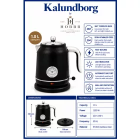 HOBBB Kalundborg kettle, 1.0 l