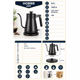 HOBBB Odense kettle, 0.8 l