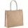 Kimood jute bag, Natural/Gold, U – price includes logo printing