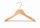 Children's multifunctional wooden coat hanger