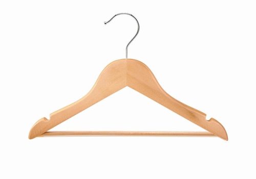 Children's multifunctional wooden coat hanger