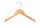 Children's multifunctional wooden coat hanger