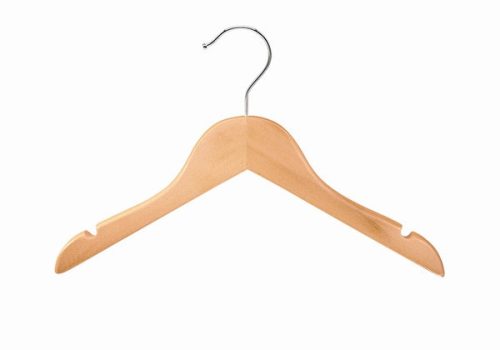 Children's multifunctional wooden coat hanger