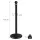 Rope barrier post black, 7.3kg (KOB)