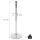 Rope barrier post chrome coloured, 7.3kg (KOK)
