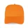 K-UP 5 panel baseball cap, orange, U – price includes logo printing