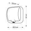 Hand dryer, stainless steel, matt, 1800W