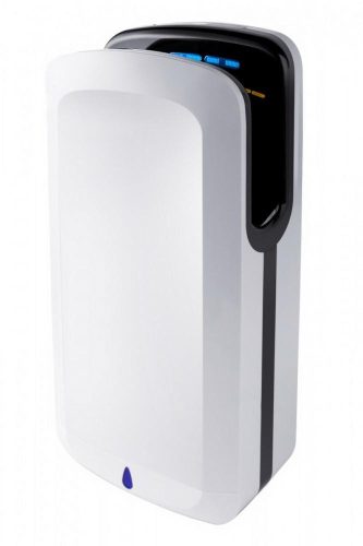 Hand dryer, air blade, hand plug, ABS white, with black interior, 1850W