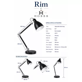 HOBBB Rim table lamp
