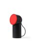 Lexon Orbe Portable Led Lamp with movable head - black