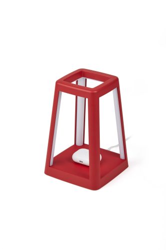 Lexon Lantern Lamp - dark red