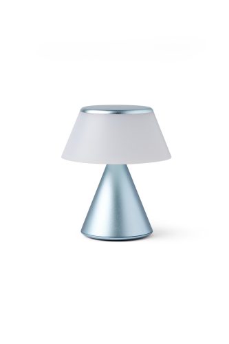 Lexon Luma S Mini continuously synchronizable Led Lamp - light blue