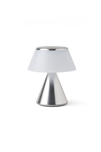 Lexon Luma S Mini continuously synchronizable Led Lamp - aluminum