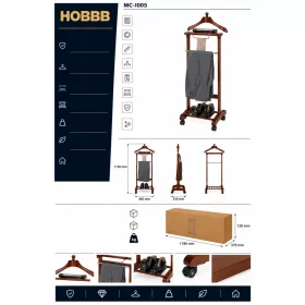HOBBB Maribo valet stand