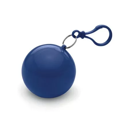 Rain poncho in ball case, navy – price includes logo printing