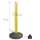 Standard retractable Belt barrier, 2.4m, without belt (NO-yellow)