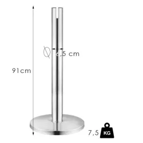   Standard chrome retractable belt barrier, 2.4m, without belt (NOK)