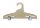 Paper hanger with trouser clip