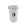Plafor ECO round, cylinder trash can 50L white