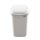 Plafor spring tipping lid dustbin 50L white