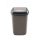 Plafor Quatro dustbin with spring tip lid 45L Mocca