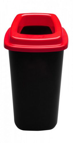Plafor Sort selective waste collector, dustbin 45L black/red