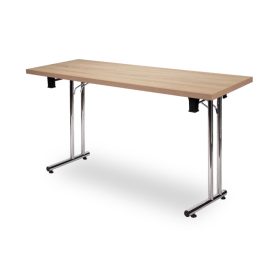 Square folding conference table