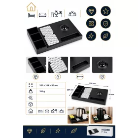 HOBBB Nibe guest tray, black